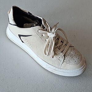 New Miz Mooz Leather Tristin Sneaker in Linen, Size 41 or 9.5-10 …